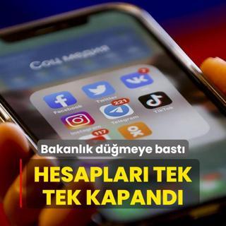 Bakanlk dmeye bast: Hesaplar tek tek kapand