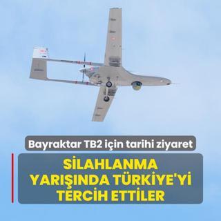 Silahlanma yarnda Trkiye'yi tercih ettiler: Bayraktar TB2 iin tarihi ziyaret
