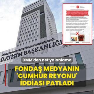 Fonda medyann 'Cumhur Reyonu' iddias elinde patlad: DMM'den net yalanlama