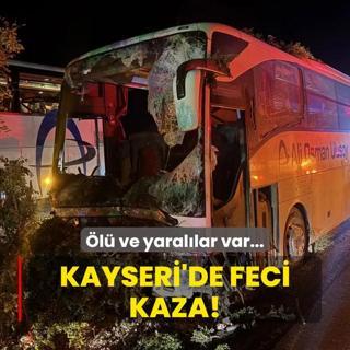 Kayseri'de feci kaza! l ve yarallar var...