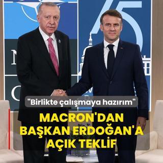Macron'dan Bakan Erdoan'a ak teklif: Birlikte almaya hazrm
