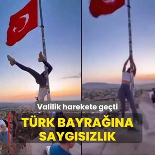 Trk bayrana byk saygszlk! Valilik harekete geti