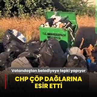 CHP p dalarna esir etti! Vatandatan belediyeye tepki yapyor