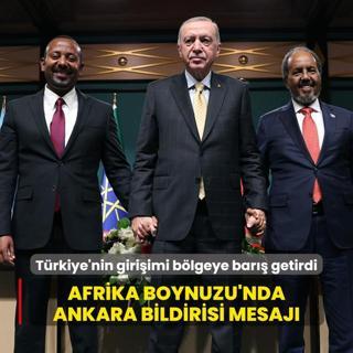 Trkiye'nin giriimi blgeye bar getirdi: Afrika Boynuzu'nda Ankara Bildirisi mesaj