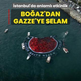 stanbul'da anlaml etkinlik! Boaz'dan Gazze'ye selam