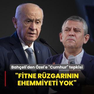 Baheli'den zel'e Cumhur ittifak tepkisi: Fitne rzgarnn ehemmiyeti yok