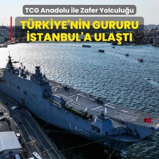 TCG Anadolu ile Zafer Yolculuu! Trkiye'nin gururu seyir faaliyetini tamamlad