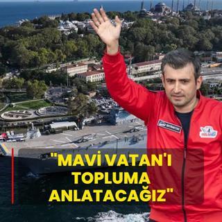 Boaz'da Mavi Vatan cokusu... Seluk Bayraktar'dan vatandalara davet