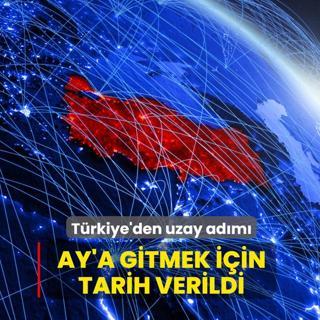 Trkiye'den uzay adm: Ay'a gitmek iin tarih verildi