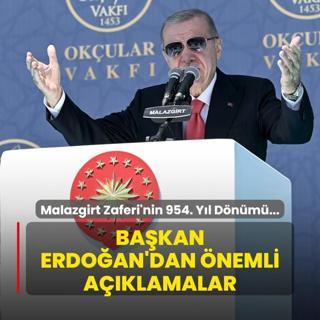 Malazgirt Zaferi'nin 954. Yl Dnm...  Bakan Erdoan'dan nemli aklamalar