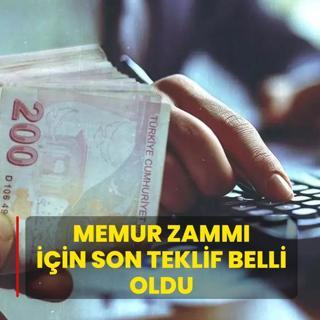 Memur zamm iin son teklif belli oldu