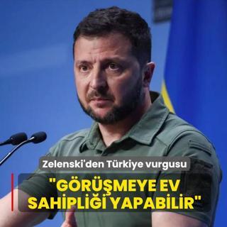 Zelenski'den Trkiye vurgusu: Putin ile grmeye ev sahiplii yapabilir