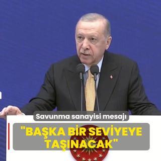 Bakan Erdoan'dan savunma sanayisi mesaj: Baka bir seviyeye tanacak