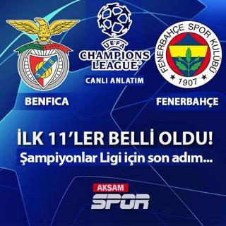 CANLI: Benfica - Fenerbahe