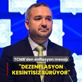 Merkez Bankas Bakan Karahan'dan enflasyon mesaj: Dezenflasyon kesintisiz sryor