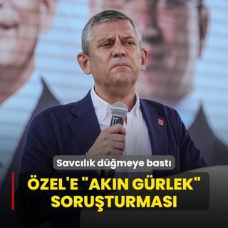 zgr zel'e Akn Grlek soruturmas! Savclk dmeye bast