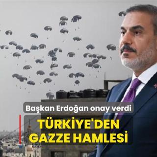 Bakan Fidan: Gazze'ye havadan yardm iin Bakan Erdoan'dan onay alnd