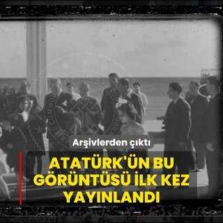 Arivlerden kt! Atatrk'n bu grnts ilk kez yaynland