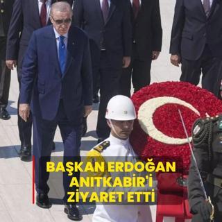 Bakan Erdoan Antkabir'i ziyaret etti