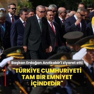 Bakan Erdoan Antkabir'i ziyaret etti