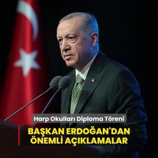 Harp Okullar Diploma Treni... Bakan Erdoan'dan nemli aklamalar