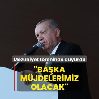Mezuniyet treninde duyurdu! Bakan Erdoan: Hepimizi gururlandran mjdelerimiz olacak