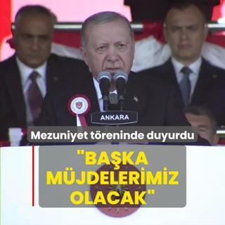 Mezuniyet treninde duyurdu! Bakan Erdoan: Hepimizi gururlandran mjdelerimiz olacak