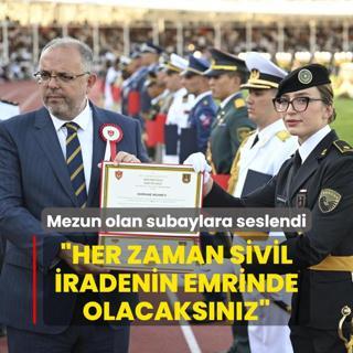 MS Rektr Afyoncu: Sivil iradenin emrinde olacaksnz
