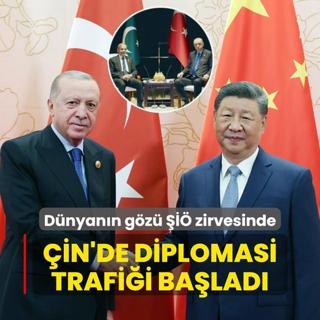 Dnyann gz  zirvesinde... Bakan Erdoan'dan in'de diplomasi trafii
