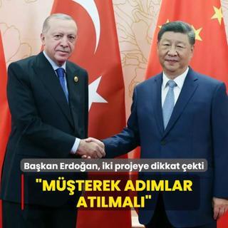 Bakan Erdoan, iki projeye dikkat ekti: Mterek admlar atlmal