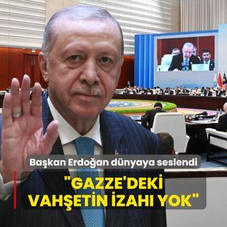 Bakan Erdoan'dan dnyaya Gazze mesaj: Bebeklerin ld vaheti durduramamann izah yok