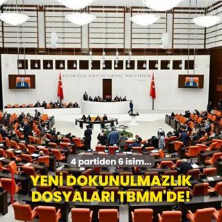 TBMM'ye yeni dokunulmazlk dosyalar sevk edildi