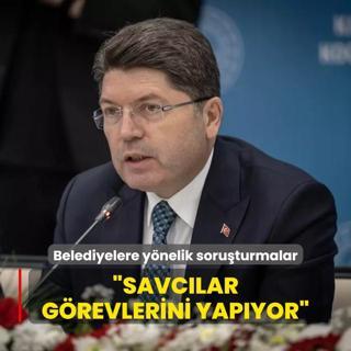 CHP'li belediyelere ynelik soruturmalar... Bakan Tun: Savclar grevlerini yapyor