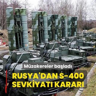 Rusya'dan S-400 sevkiyat karar... Mzakereler balad