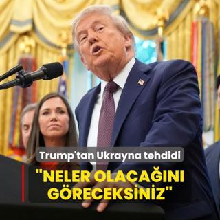 Trump'tan Ukrayna tehdidi... Neler olacan greceksiniz