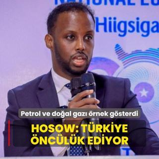 Petrol ve doal gaz rnek gsterdi... Hosow: Trkiye nclk ediyor