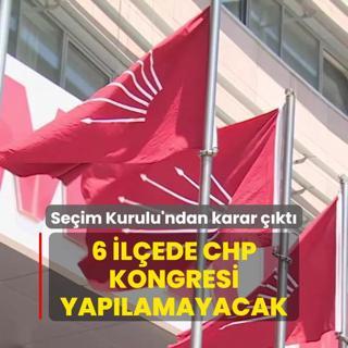 Seim Kurulu'ndan karar kt: 6 ilede CHP kongresi yaplamayacak