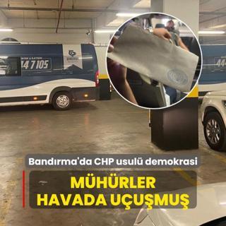 Bandrma'da CHP usul demokrasi: Mhrler havada uumu