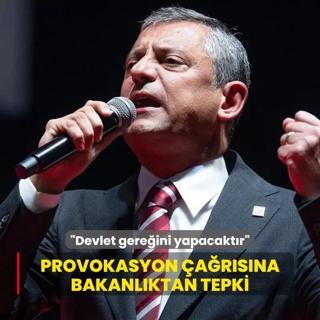 zel'in provokasyon arsna Bakan Yerlikaya'dan cevap: Devlet gereini yapacaktr
