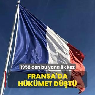 1958'den bu yana ilk kez... Fransa'da hkmet dt