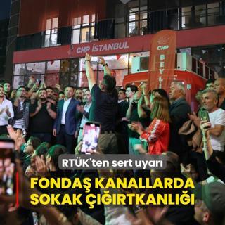 Fonda kanallarda sokak rtkanl! RTK'ten sert uyar