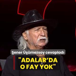 Jeolog Prof. Dr. ener mezsoy: Adalar'da o fay yok