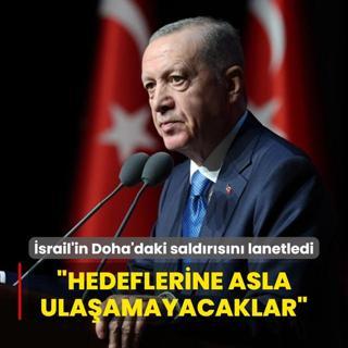 Bakan Erdoan'dan srail'e sert tepki: Hedeflerine asla ulaamayacaklar