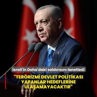 Bakan Erdoan'dan srail'e sert tepki: Terrizmi devlet politikas yapanlar  hedeflerine ulaamayacaktr
