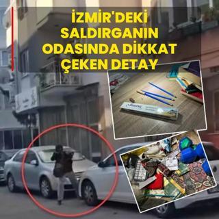 zmir'deki saldrgann odasnda dikkat eken detay