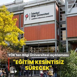 Can Holding operasyonu: YK'ten Bilgi niversitesi aklamas