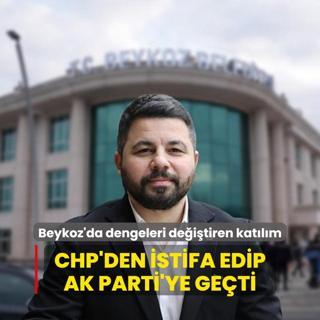 Beykoz'da dengeleri deitiren katlm: CHP'den istifa edip AK Parti'ye geti