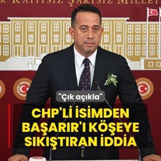 CHP'li isimden Ali Mahir Baarr' keye sktran iddia: k akla