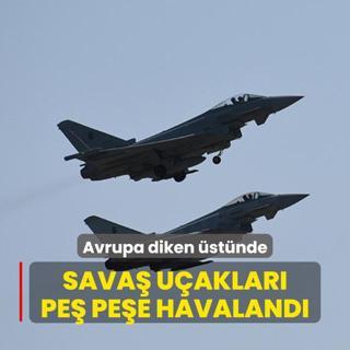 Avrupa diken stnde! Rus ihlali sonras F-16'lar annda havaland