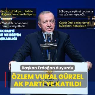Bakan Erdoan duyurdu: zlem Vural Grzel AK Parti'ye katld
